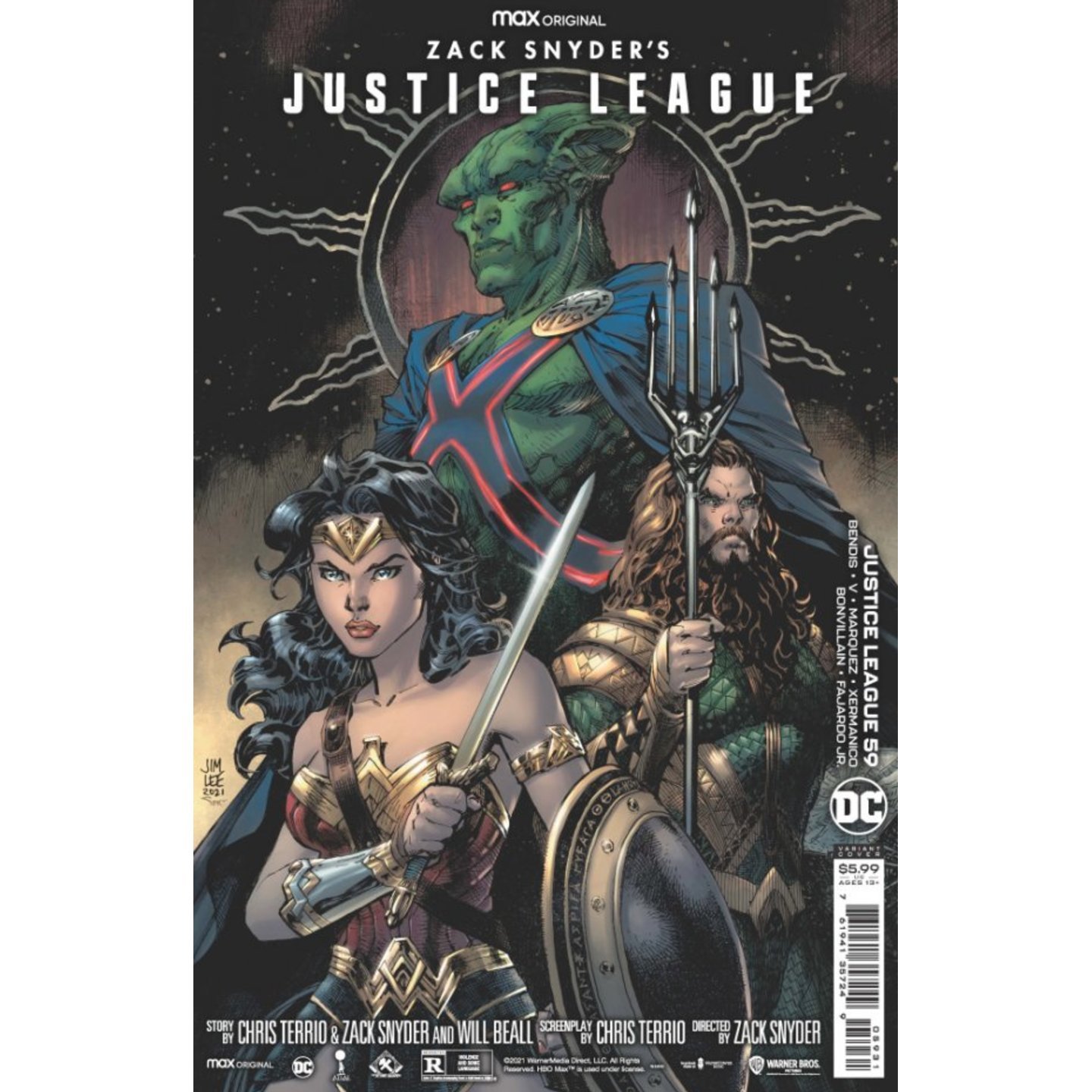 JUSTICE LEAGUE #59 CVR C JIM LEE SNYDER CUT VARIANT