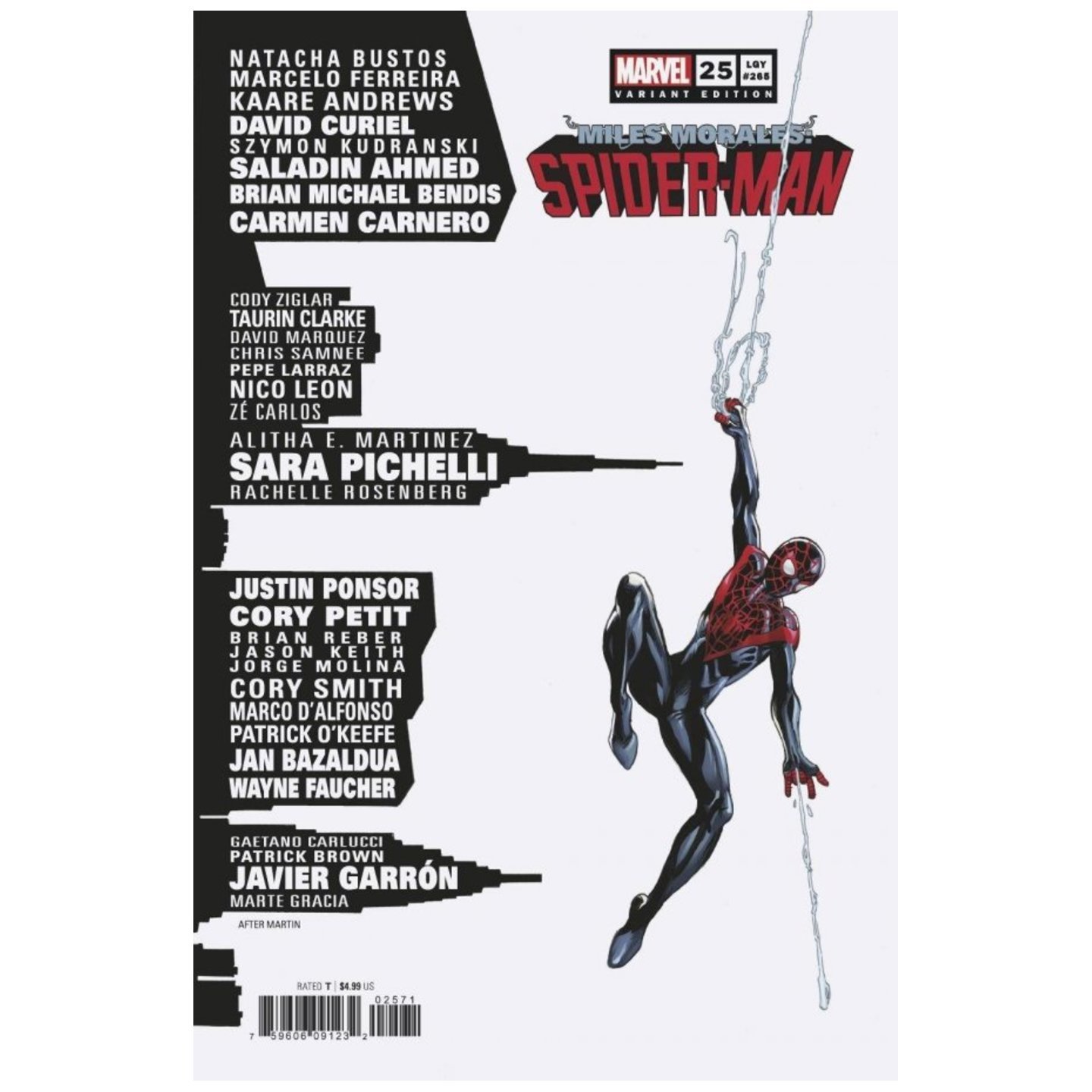 MILES MORALES SPIDER-MAN 25 BAGLEY SKYLINE VAR