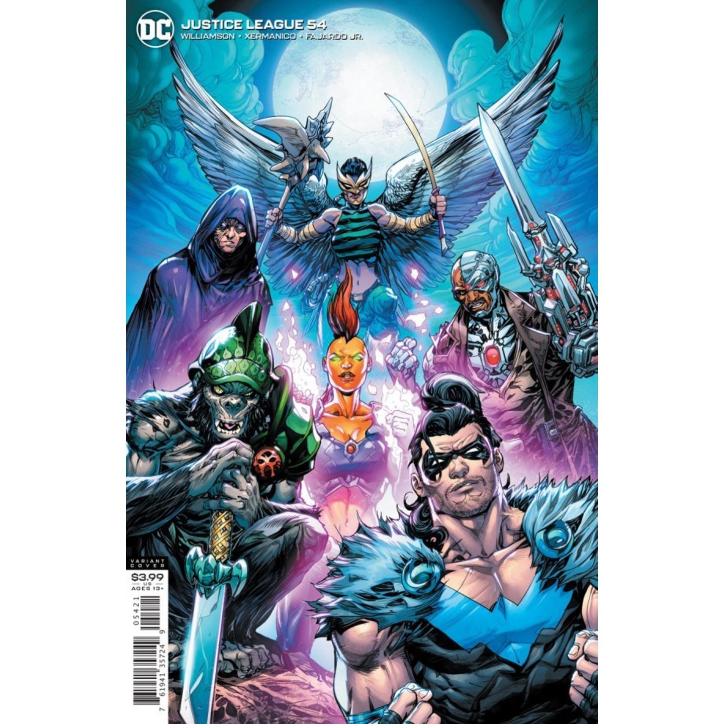 JUSTICE LEAGUE #54 CVR B HOWARD PORTER VAR (DARK NIGHTS DEATH METAL)