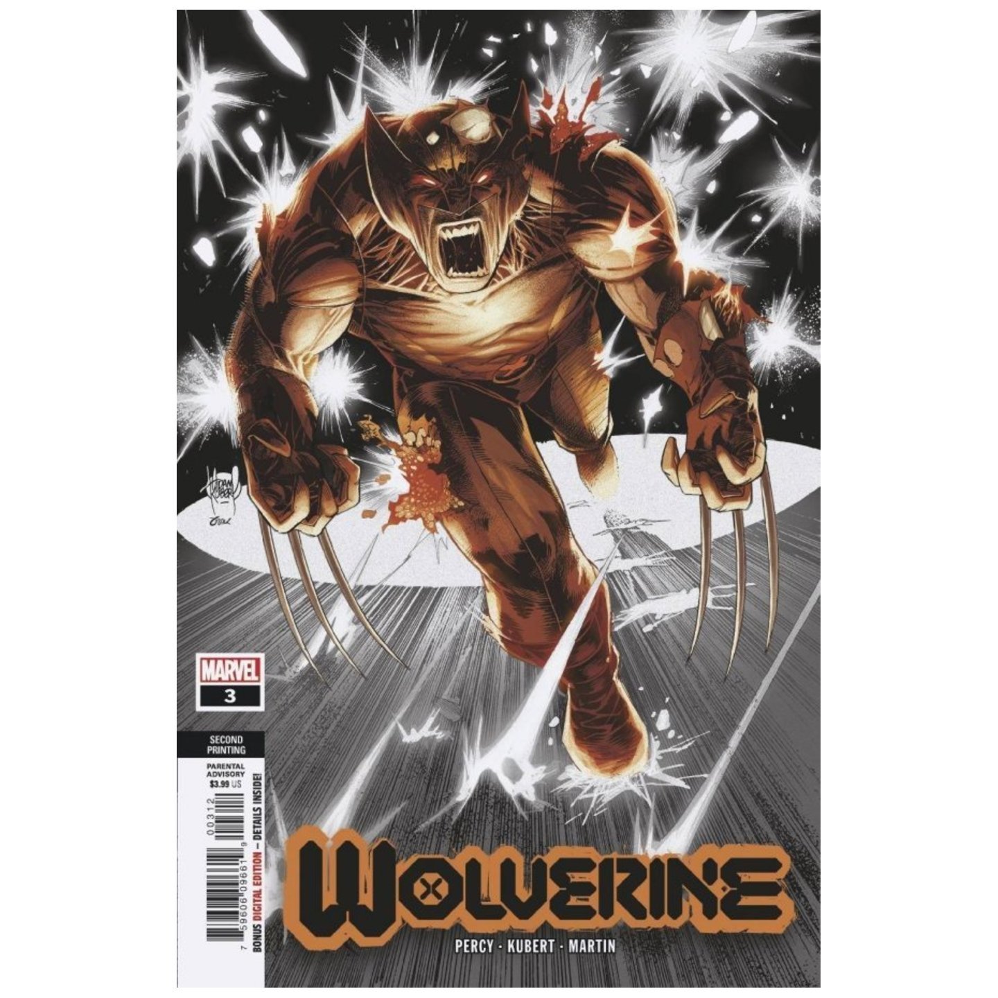 WOLVERINE #3 2ND PTG VAR DX