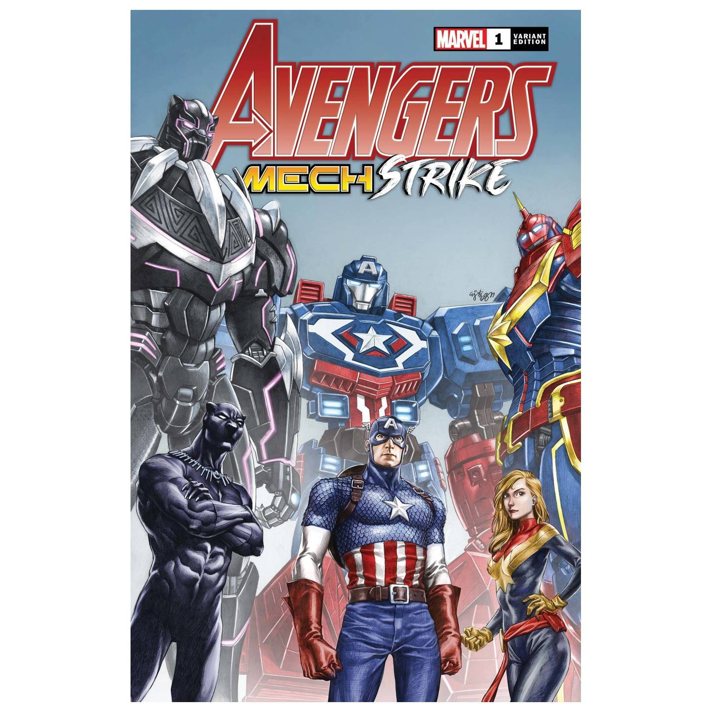 AVENGERS MECH STRIKE #1 (OF 5) SU VAR