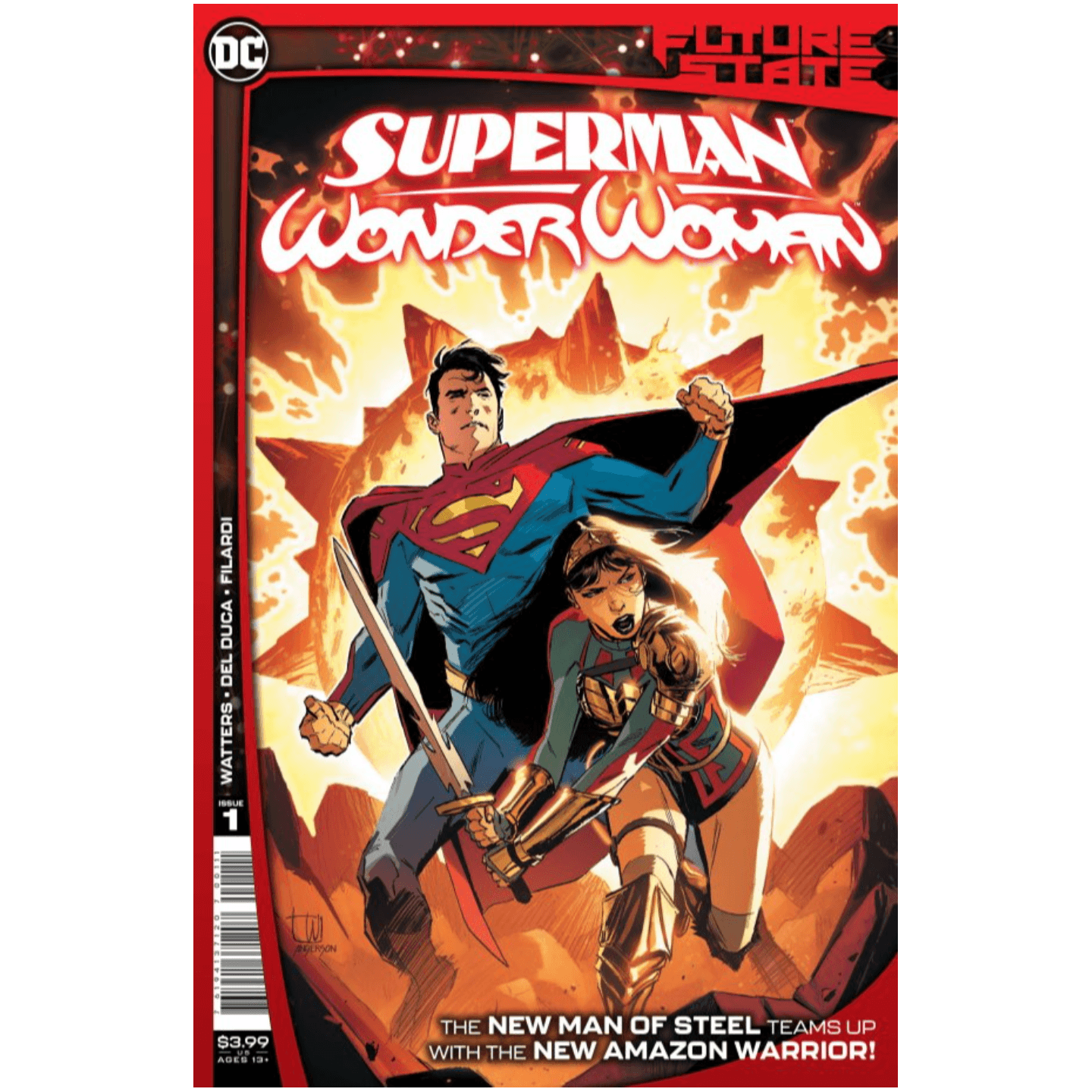 FUTURE STATE SUPERMAN WONDER WOMAN #1 (OF 2) CVR A LEE WEEKS