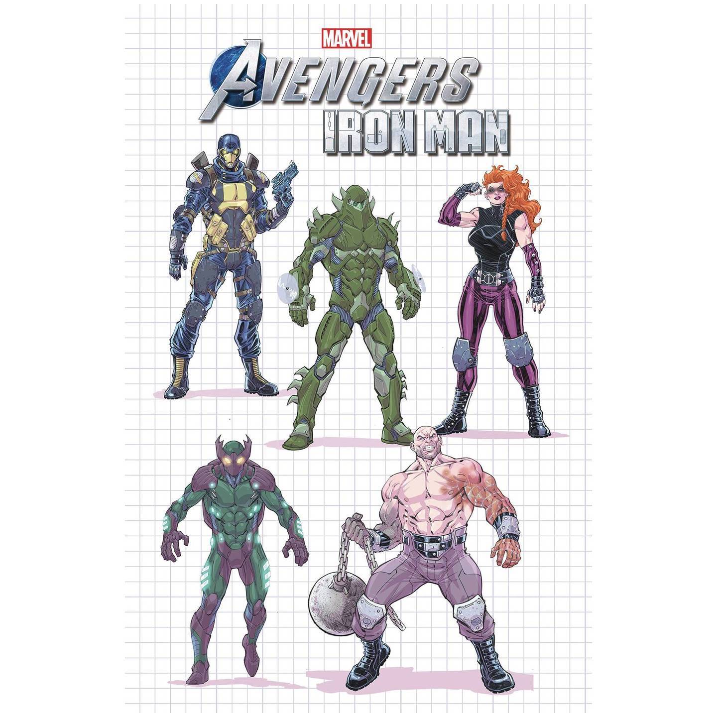 MARVEL'S AVENGERS: IRON MAN #1 - TODD NAUCK DESIGN VARIANT