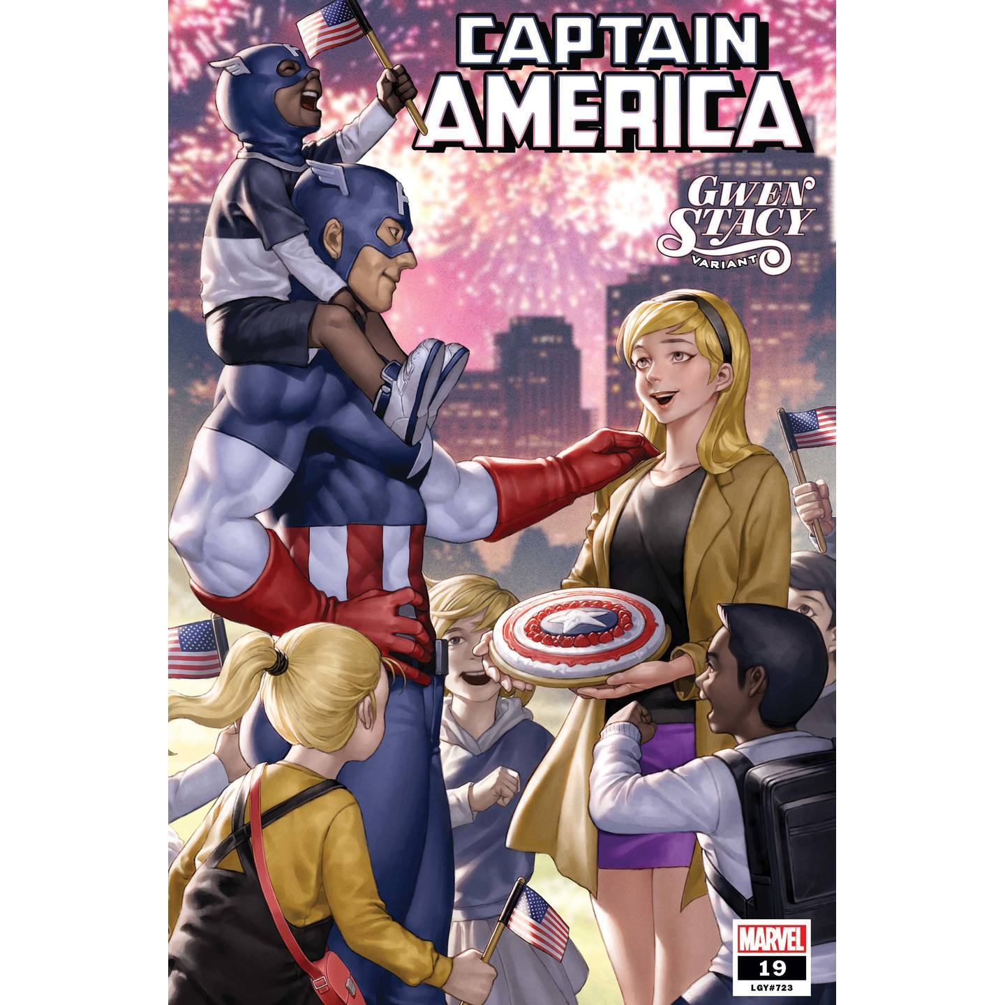 CAPTAIN AMERICA 19 YOON GWEN STACY VAR