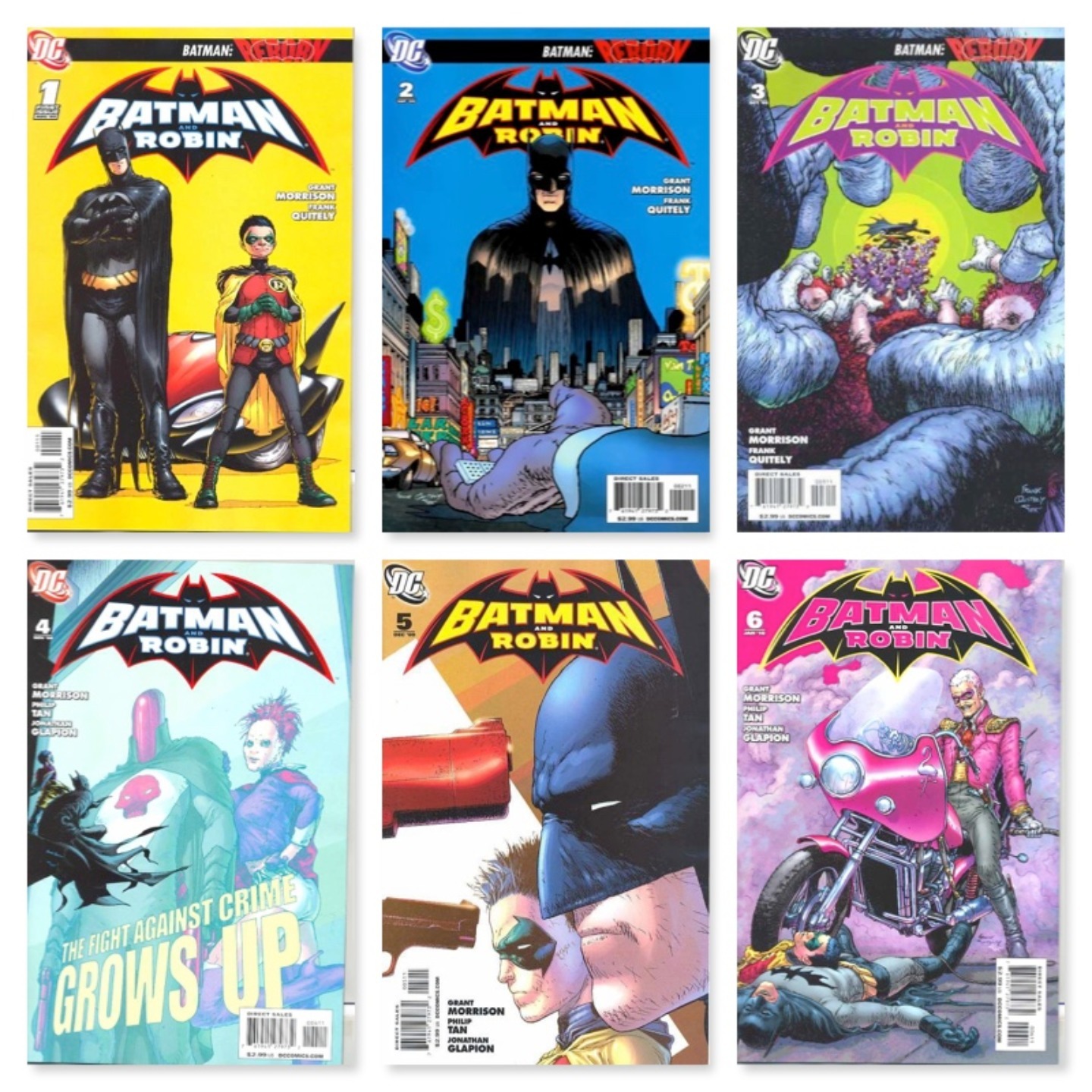 BATMAN AND ROBIN #1 - #18 (KEY COLLECTION)