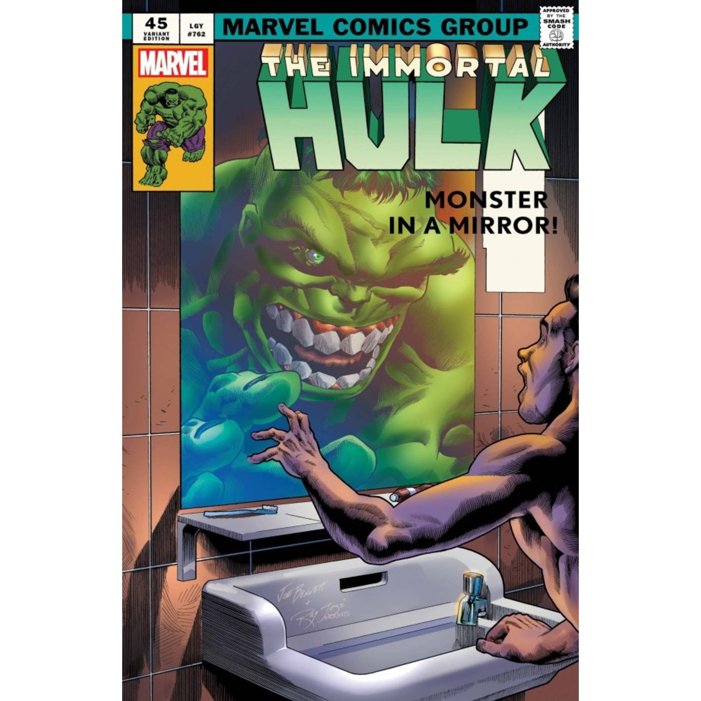 IMMORTAL HULK #45 BENNETT HOMAGE VAR