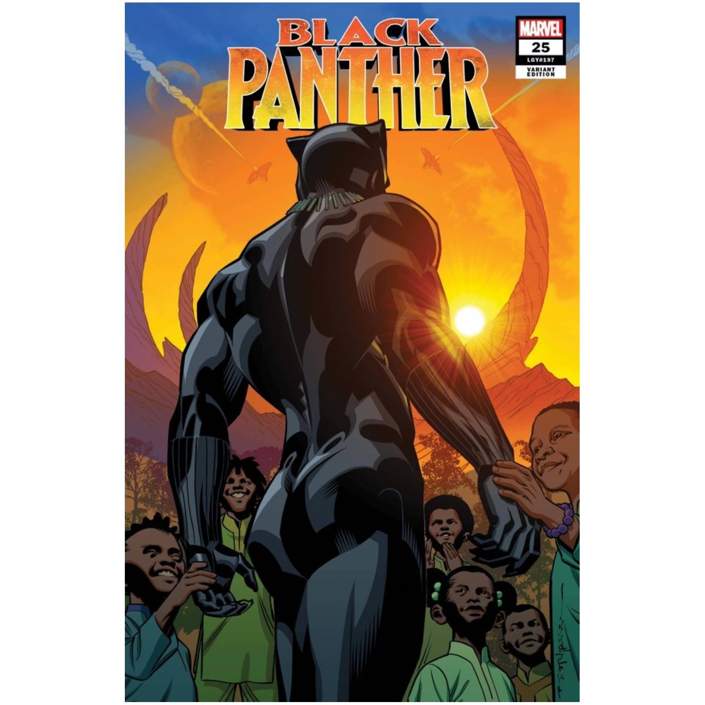 BLACK PANTHER #25 STELFREEZE FINAL ISSUE VAR