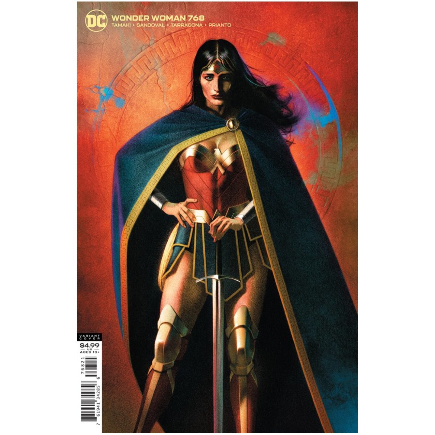 WONDER WOMAN #768 CVR B JOSHUA MIDDLETON CARD STOCK VAR