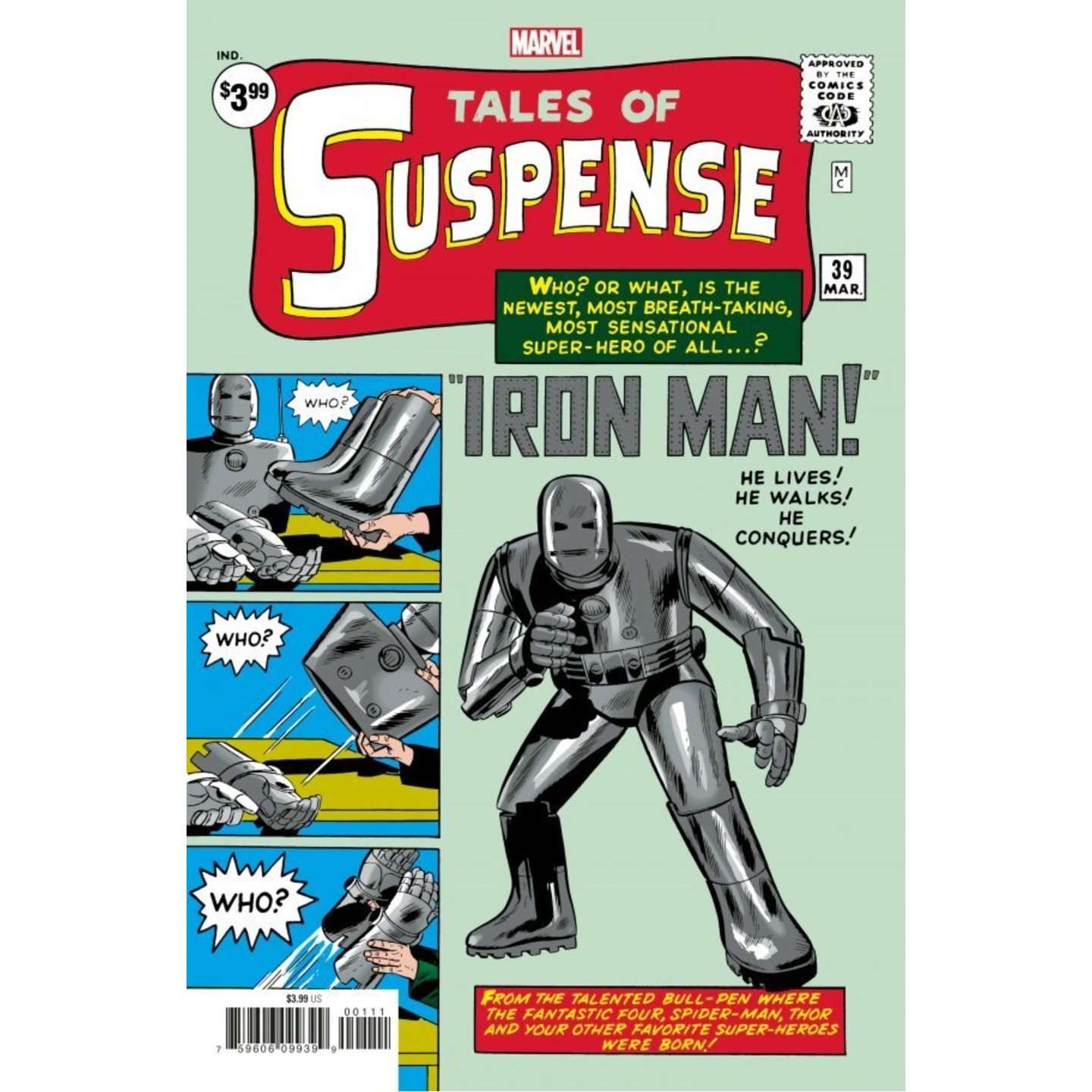 TALES OF SUSPENSE #39 FACSIMILE EDITION