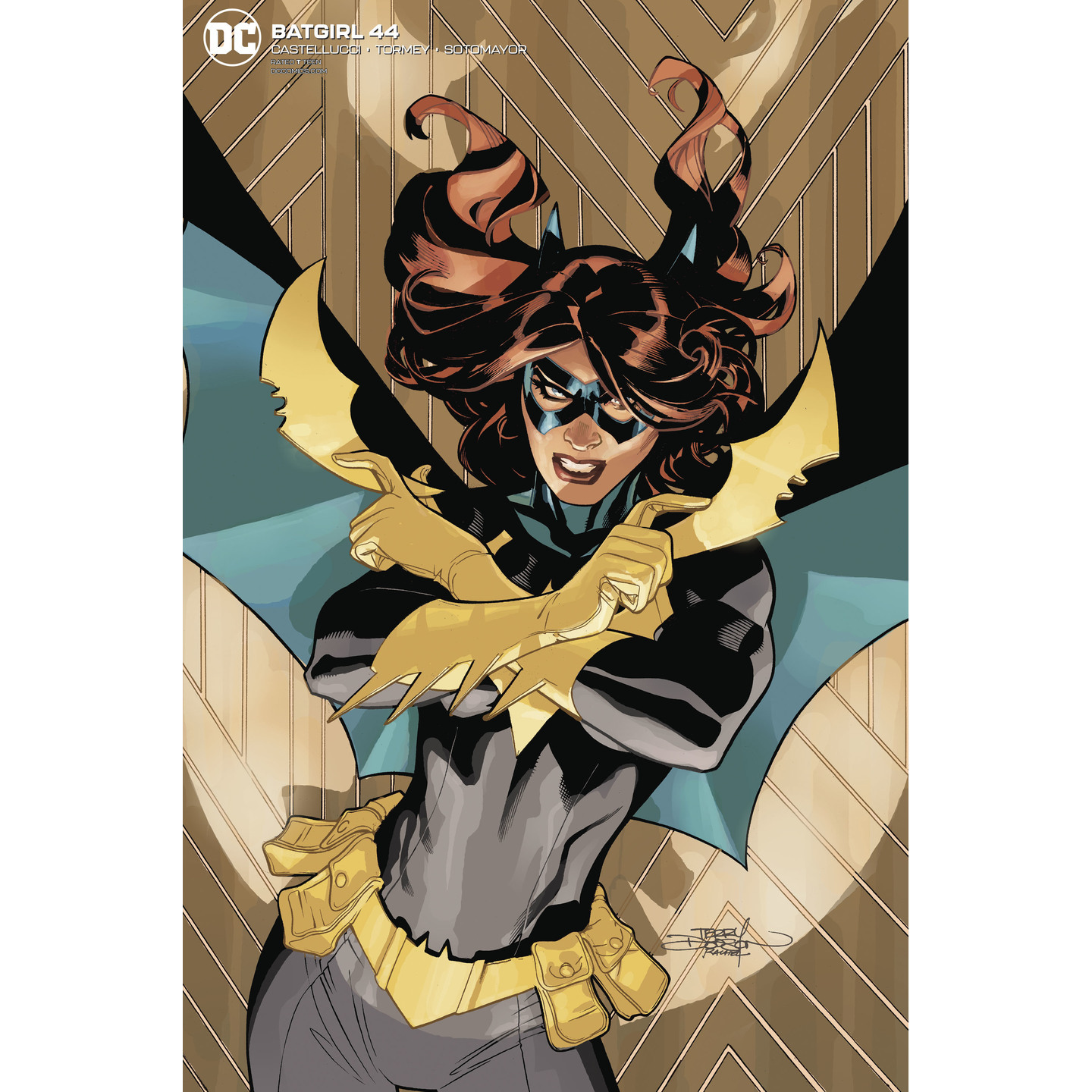 BATGIRL 44 CARD STOCK T AND R DODSON VAR ED