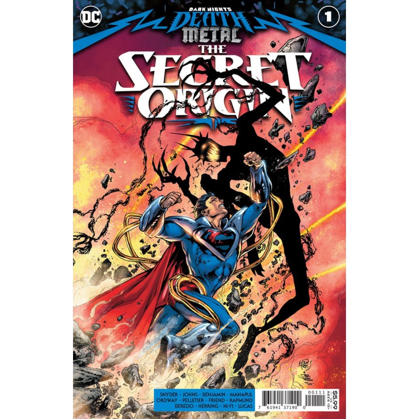 DARK NIGHTS DEATH METAL THE SECRET ORIGIN #1 (ONE SHOT) CVR A IVAN REIS & JOE PRADO