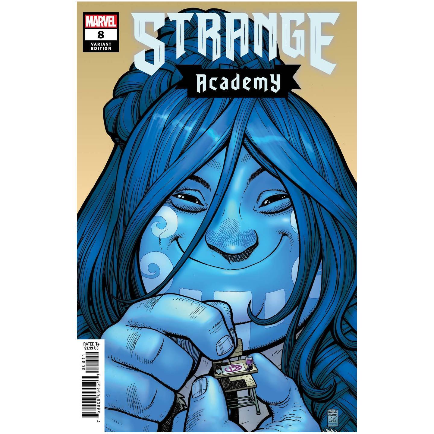 STRANGE ACADEMY #8 ART ADAMS CHARACTER SPOTLIGHT VAR