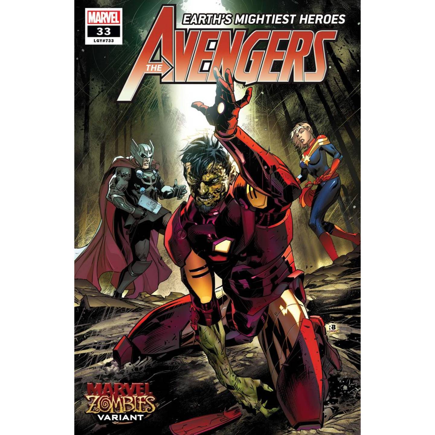 AVENGERS #33 BENJAMIN MARVEL ZOMBIES VAR