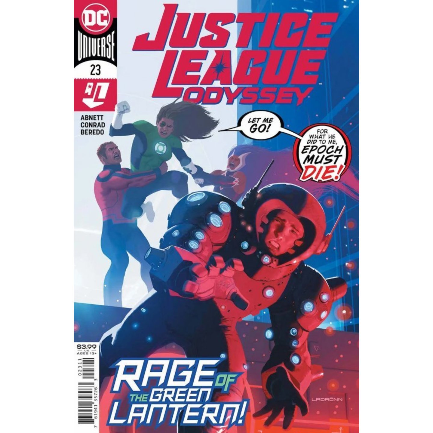 JUSTICE LEAGUE ODYSSEY #23 CVR A JOSE LADRONN