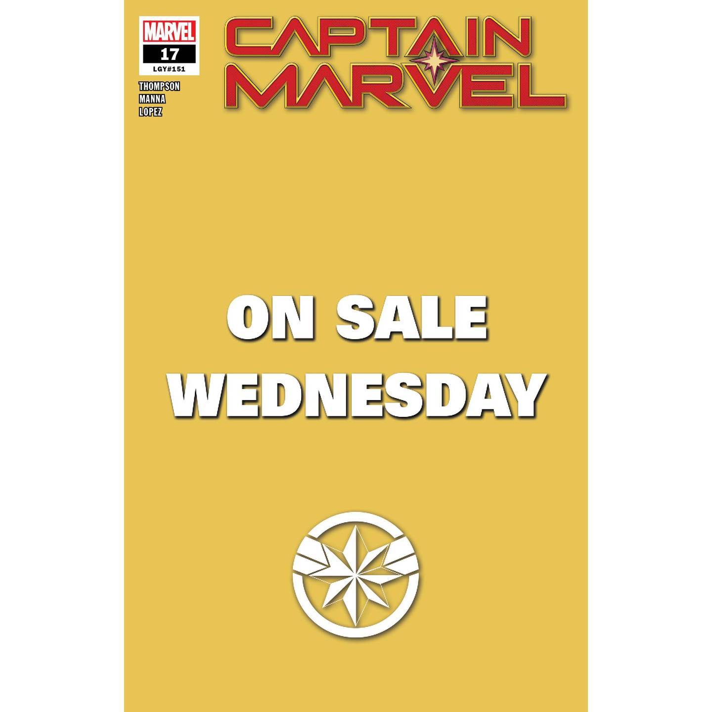 CAPTAIN MARVEL #17 MARVEL WEDNESDAY VAR