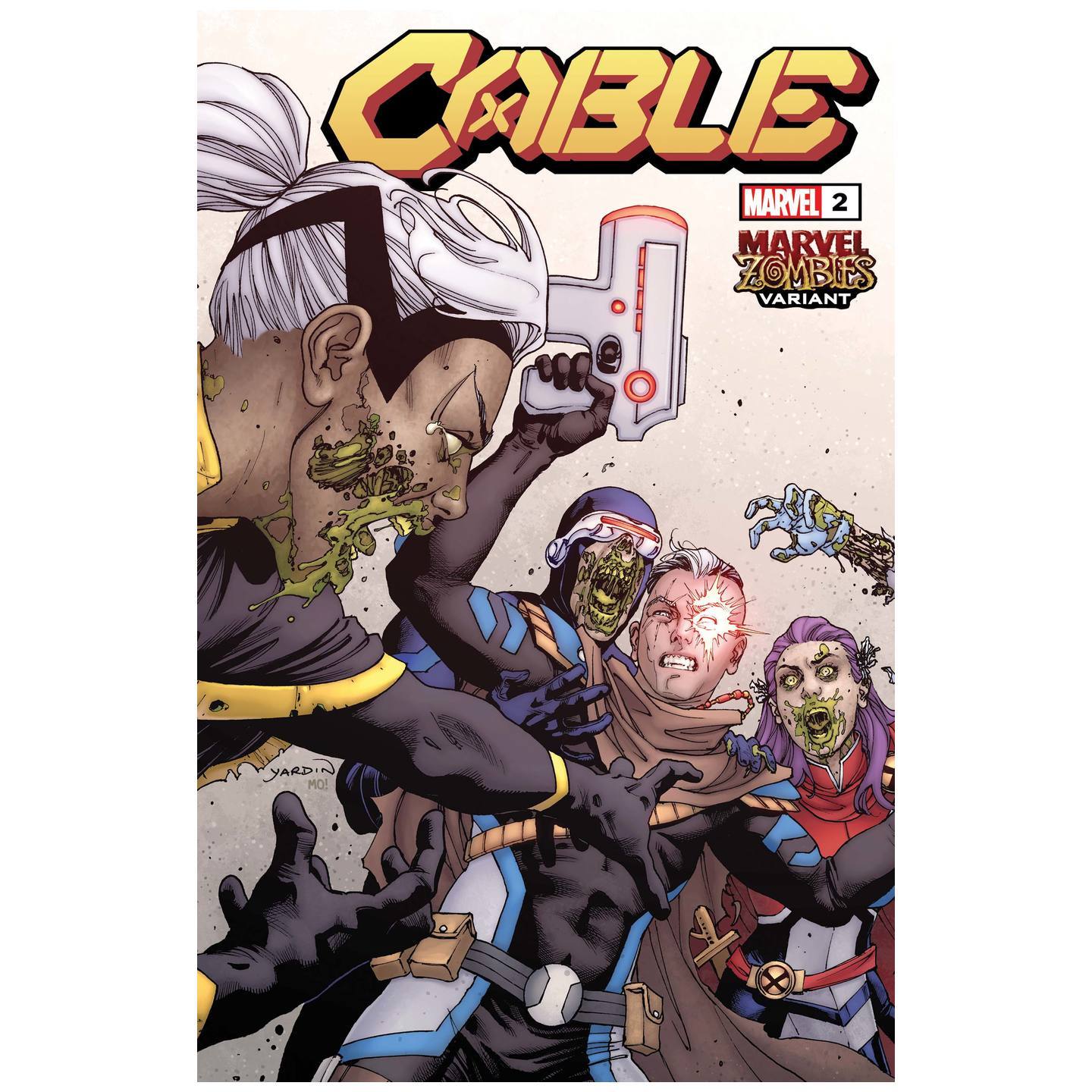 CABLE #2 YARDIN MARVEL ZOMBIES VAR DX