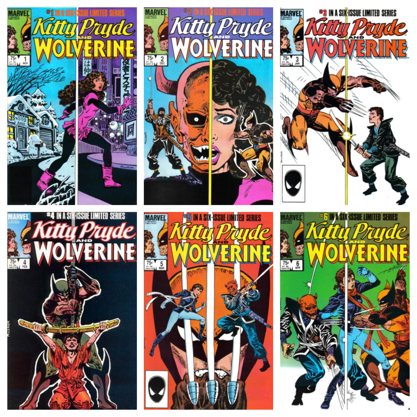 KITTY PRYDE AND WOLVERINE 1-6 LIMITED SERIES