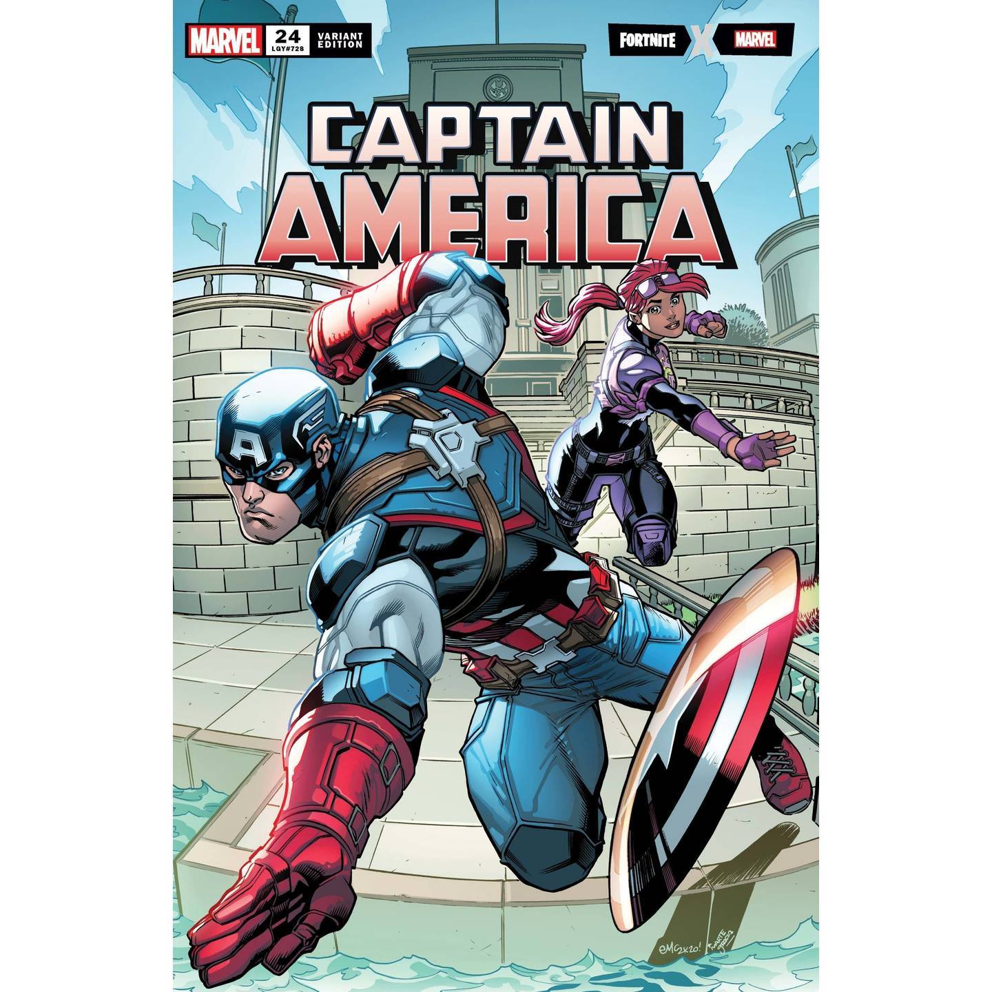 CAPTAIN AMERICA #24 MCGUINNESS FORTNITE VAR