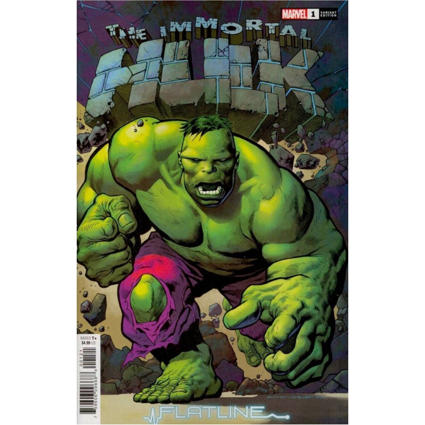 IMMORTAL HULK FLATLINE #1 NOWLAN VAR