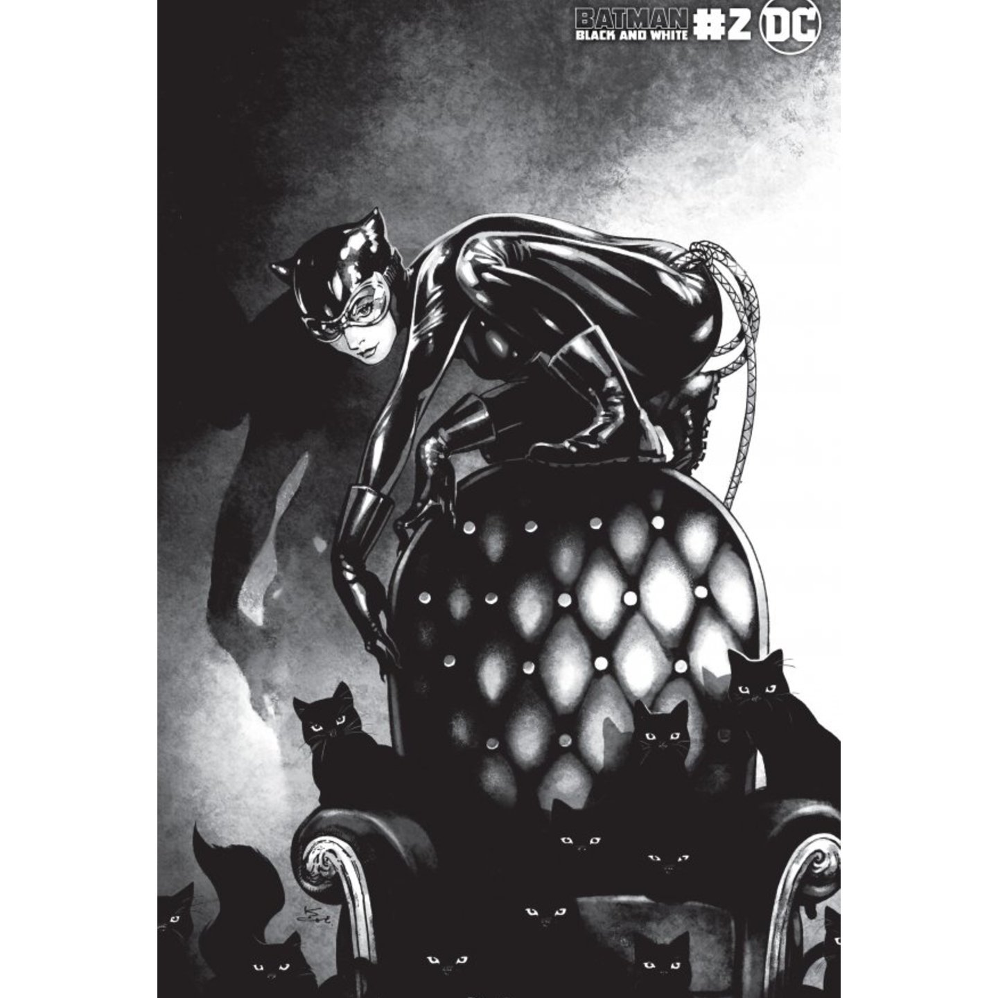 BATMAN BLACK AND WHITE #2 (OF 6) CVR C KAMOME SHIRAHAMA CATWOMAN VAR