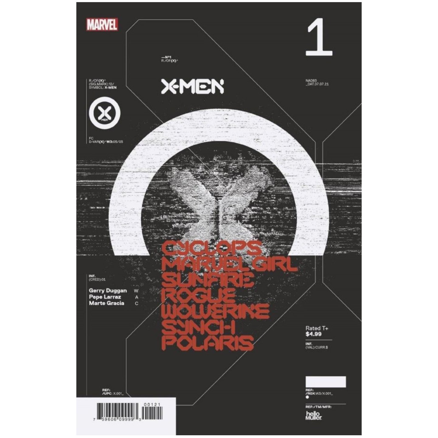 X-Men 1 Muller Design Variant