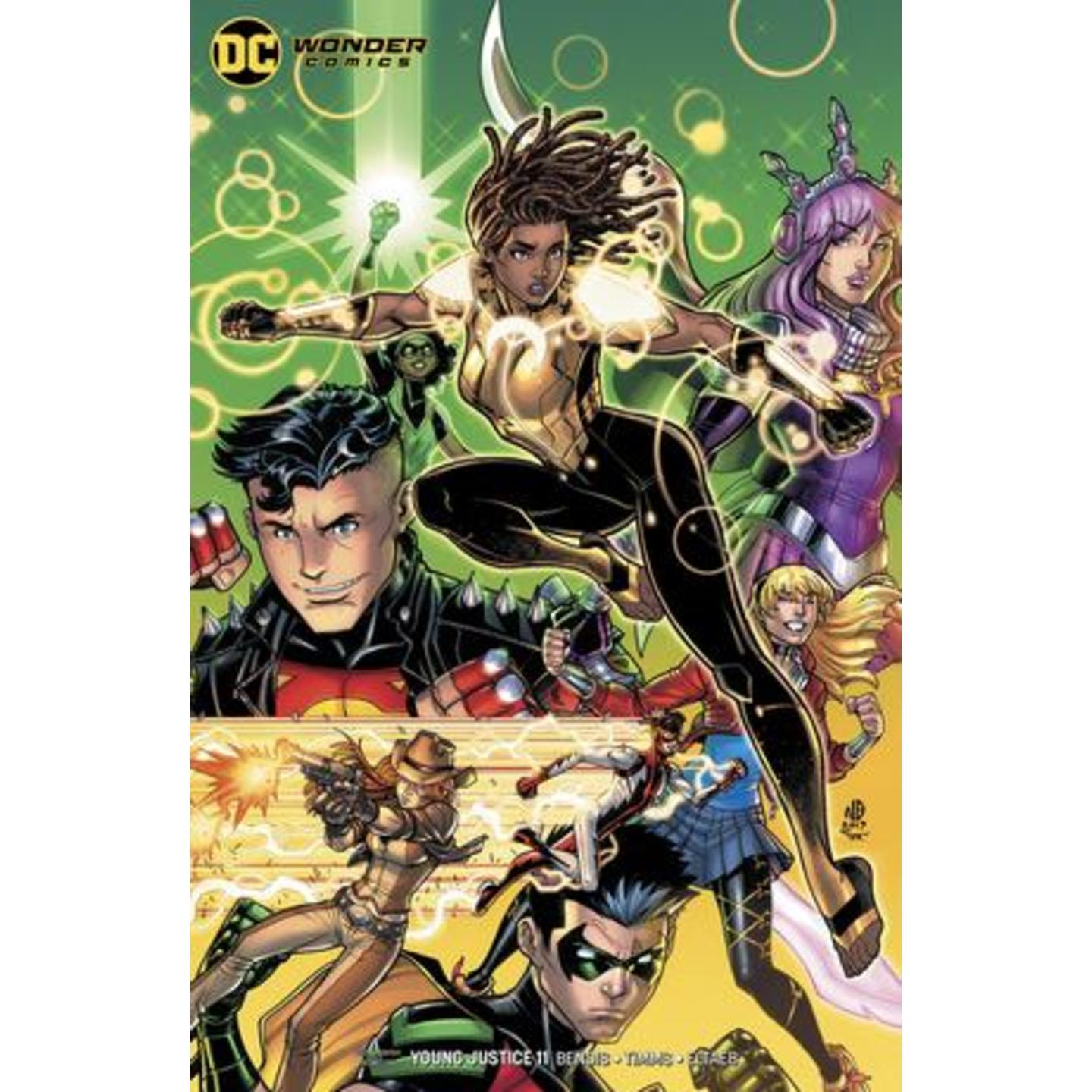 YOUNG JUSTICE 11 CARD STOCK VAR ED