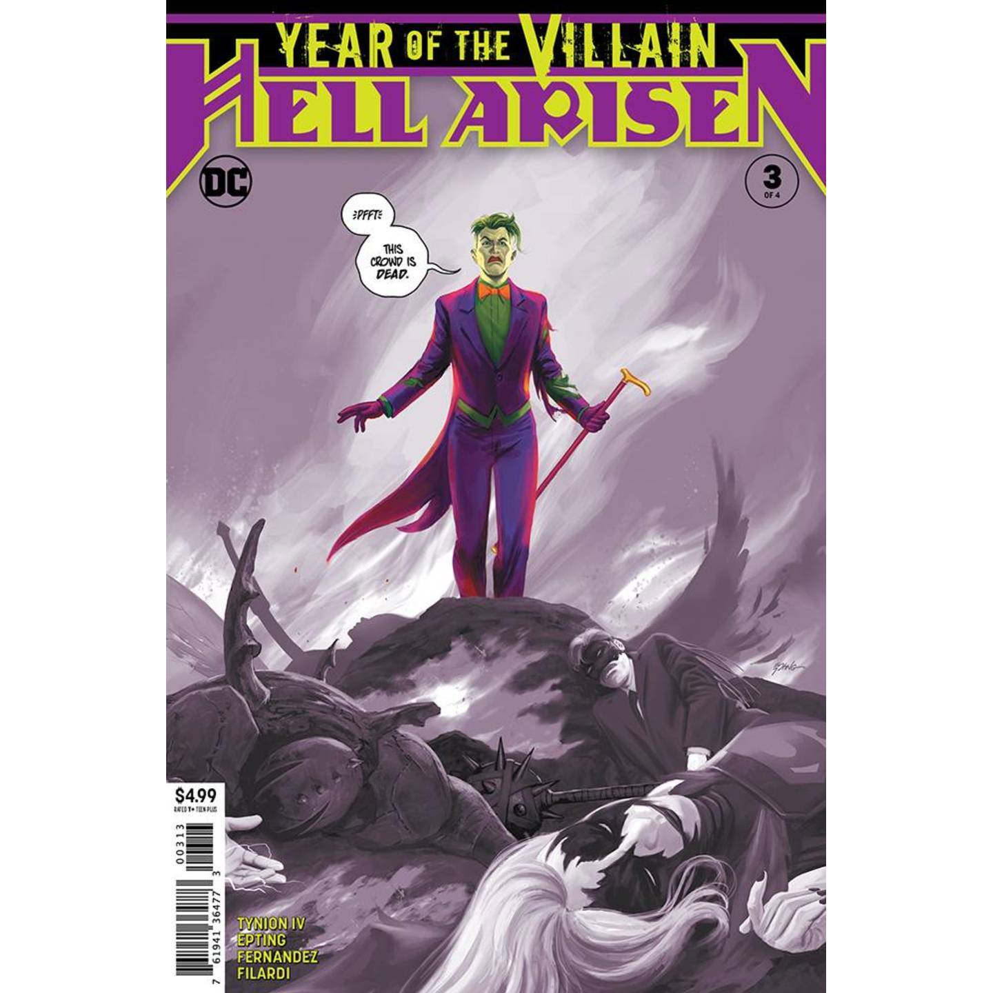 YEAR OF THE VILLAIN HELL ARISEN 3 OF 4 3RD PTG