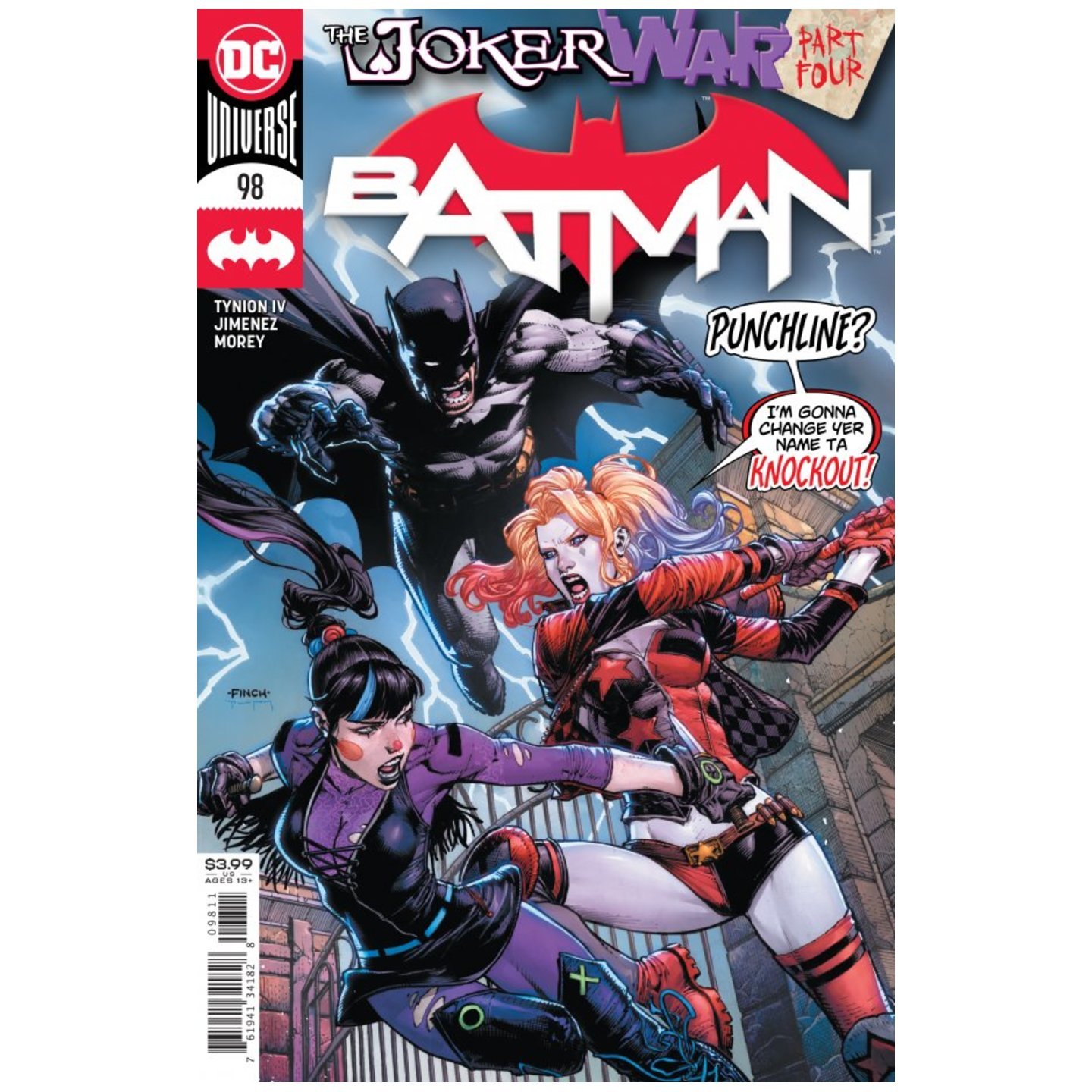 BATMAN #98 CVR A DAVID FINCH (JOKER WAR)