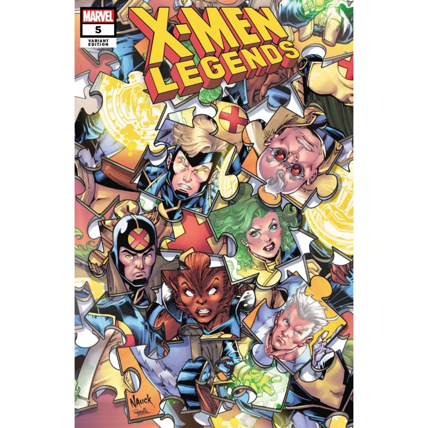 X-MEN LEGENDS #5 NAUCK PUZZLE VAR