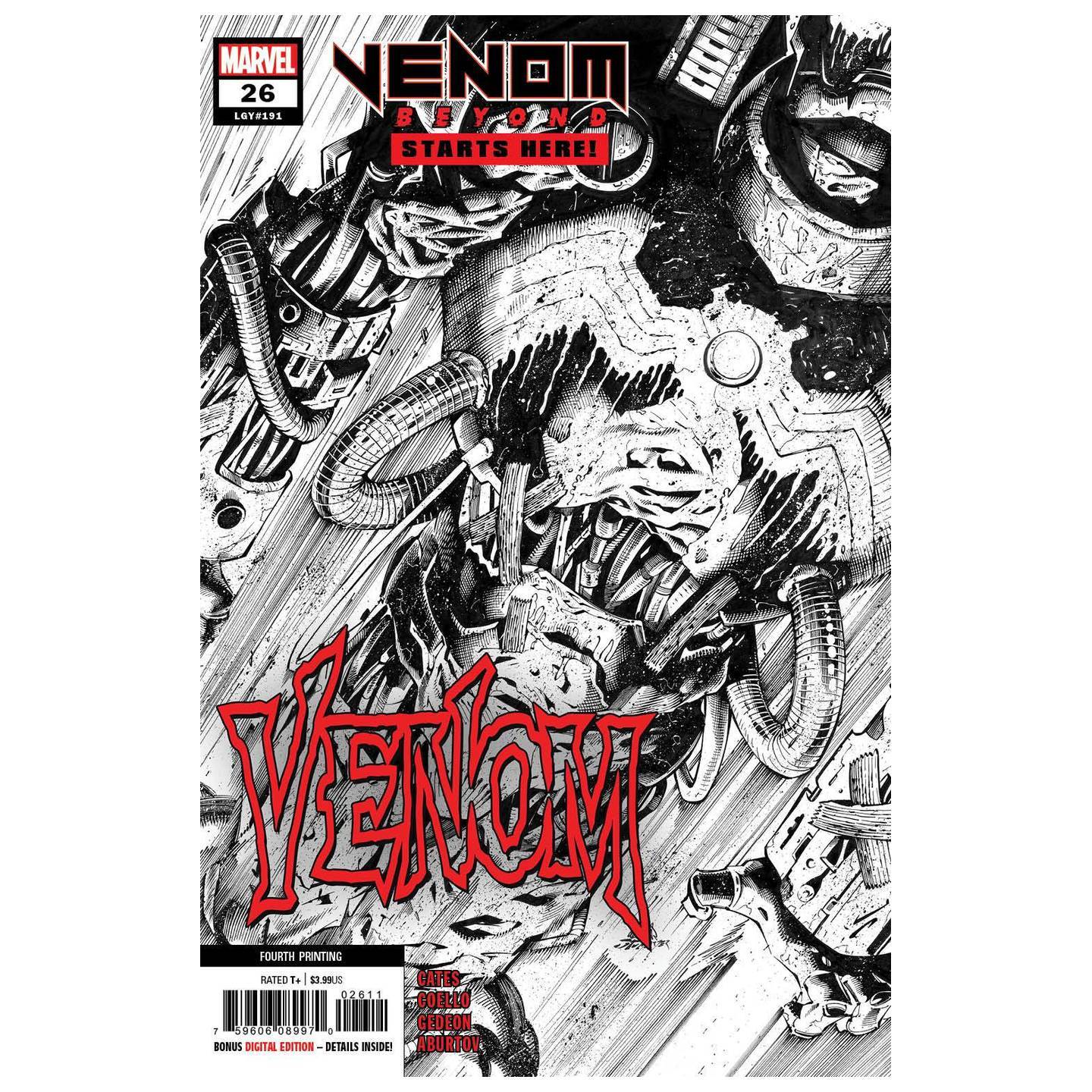 VENOM #26 4TH PTG COELLO VAR