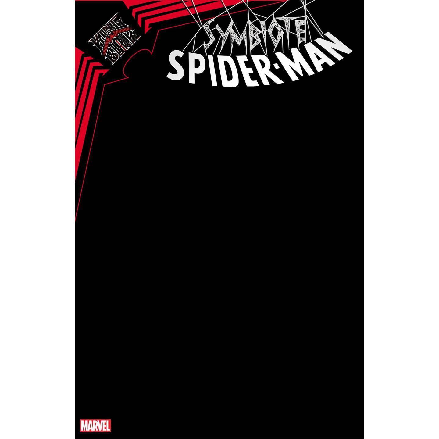 SYMBIOTE SPIDER-MAN KING IN BLACK #1 BLACK BLANK VAR