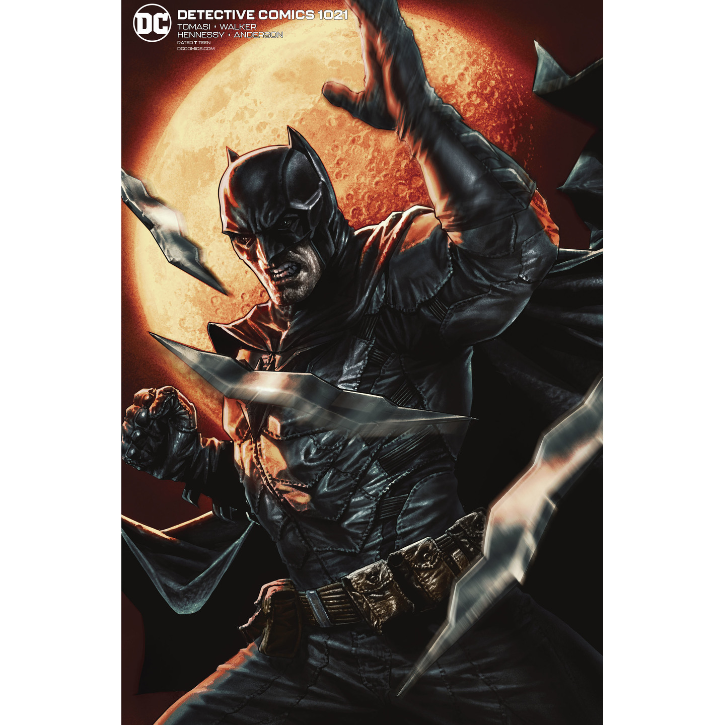 DETECTIVE COMICS 1021 CARD STOCK LEE BERMEJO VAR ED