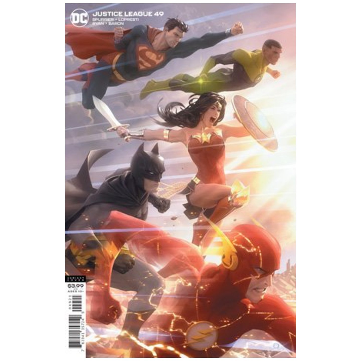 JUSTICE LEAGUE #49 CVR B ALEX GARNER VAR