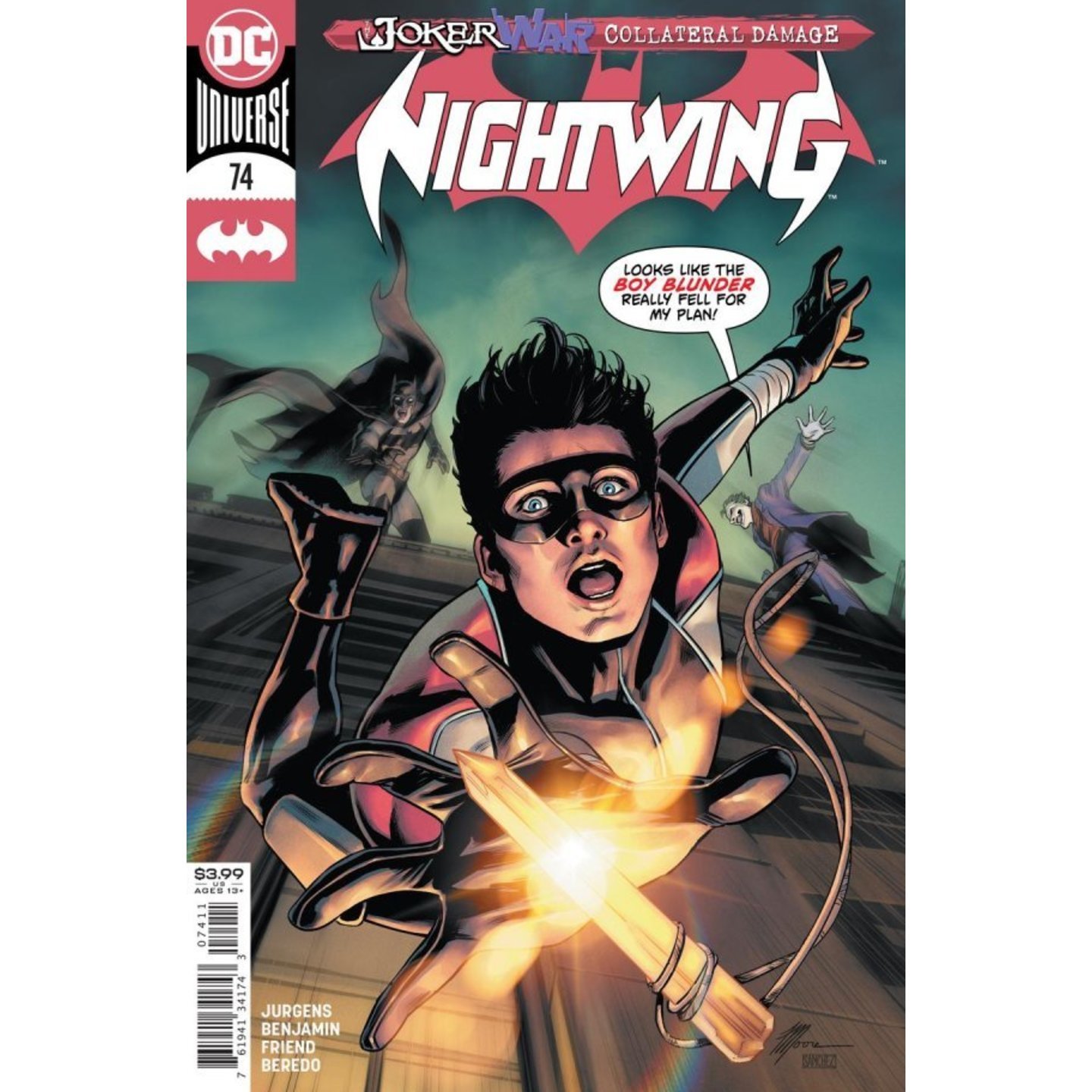 NIGHTWING #74 CVR A TRAVIS MOORE (JOKER WAR)