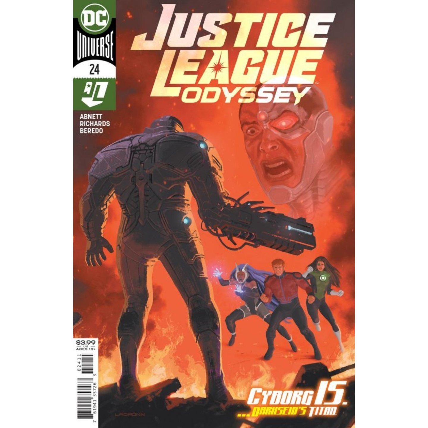 JUSTICE LEAGUE ODYSSEY #24 CVR A JOSE LADRONN