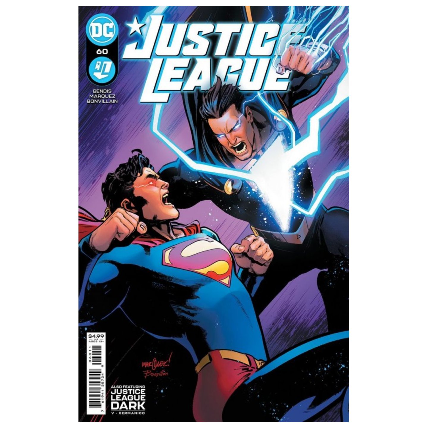 JUSTICE LEAGUE #60 CVR A DAVID MARQUEZ