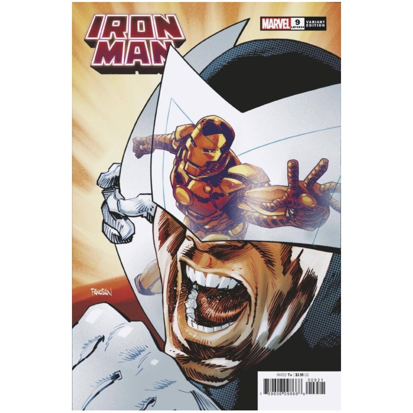 IRON MAN #9 PANOSIAN SPIDER-MAN VILLAINS VAR