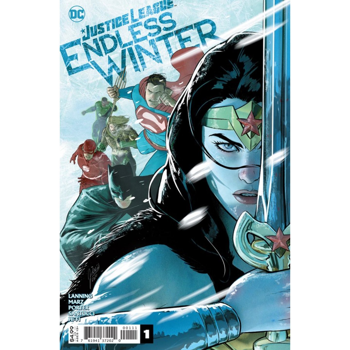 JUSTICE LEAGUE ENDLESS WINTER #1 (OF 2) CVR A MIKEL JANIN (ENDLESS WINTER)