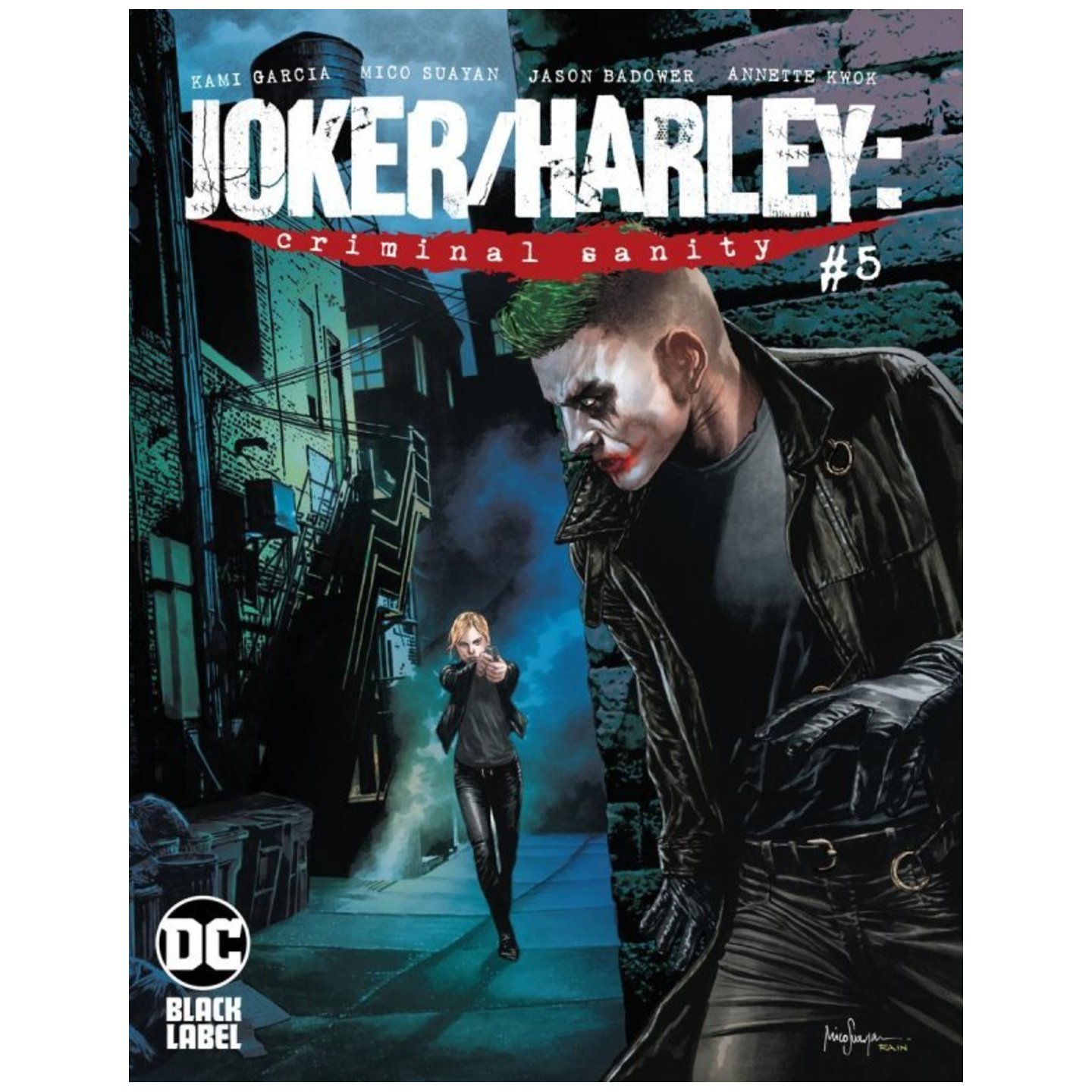 JOKER HARLEY CRIMINAL SANITY #5 (OF 9) CVR B MICO SUAYAN VAR (MR)