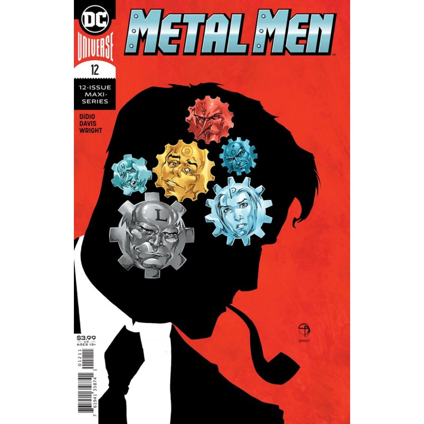 METAL MEN #12 (OF 12) CVR A SHANE DAVIS