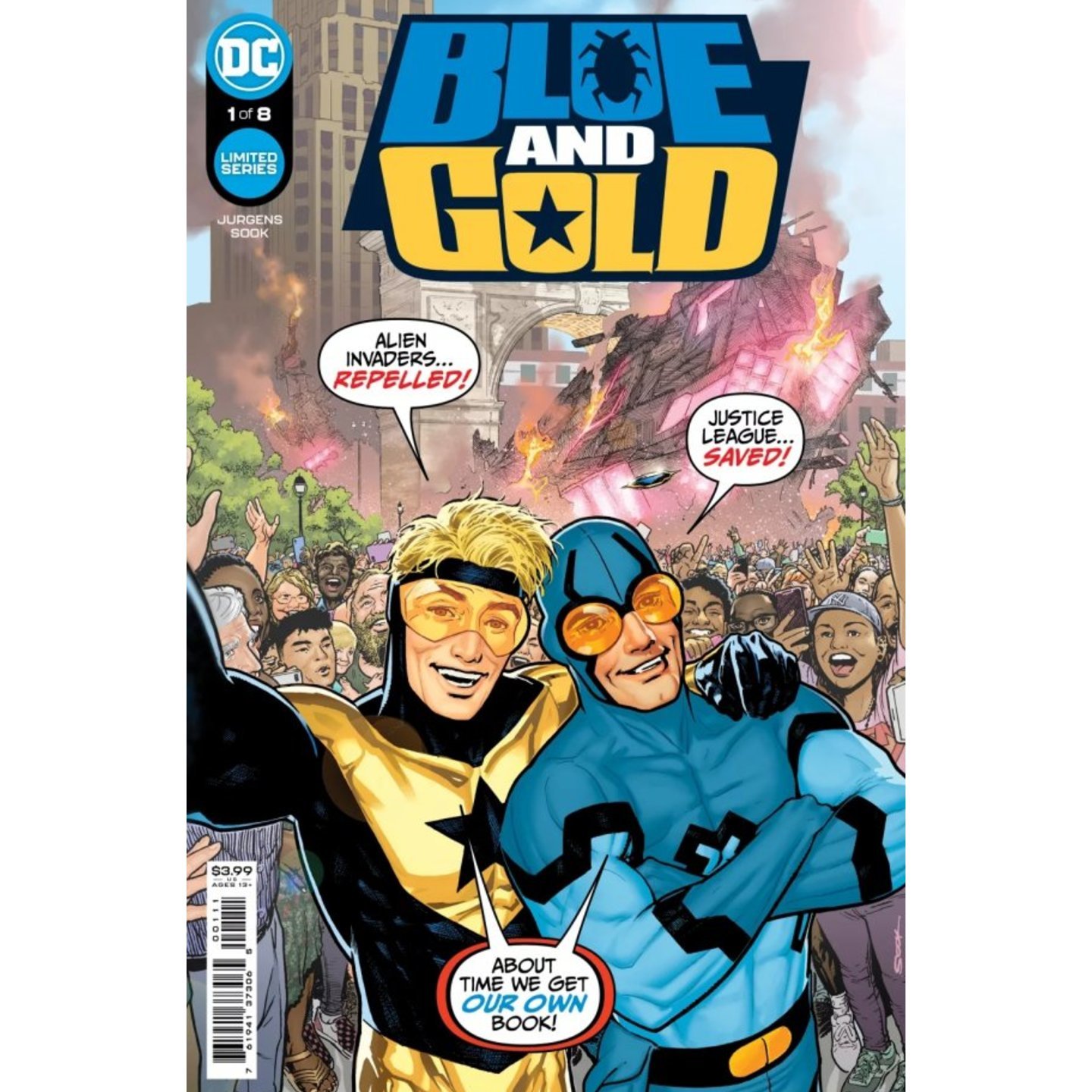 BLUE & GOLD #1 (OF 8) CVR A RYAN SOOK