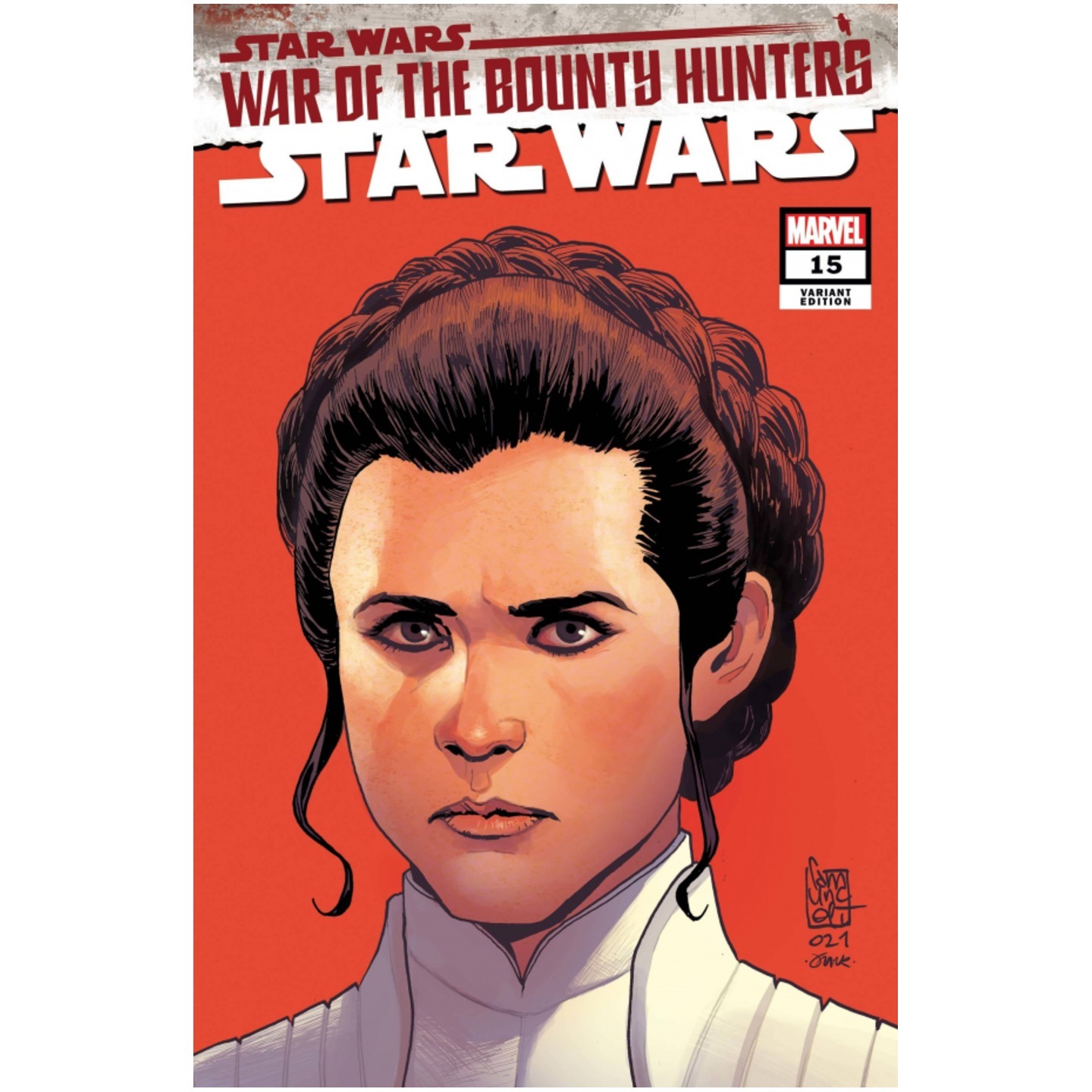 STAR WARS #15 CAMUNCOLI HEADSHOT VAR WOBH