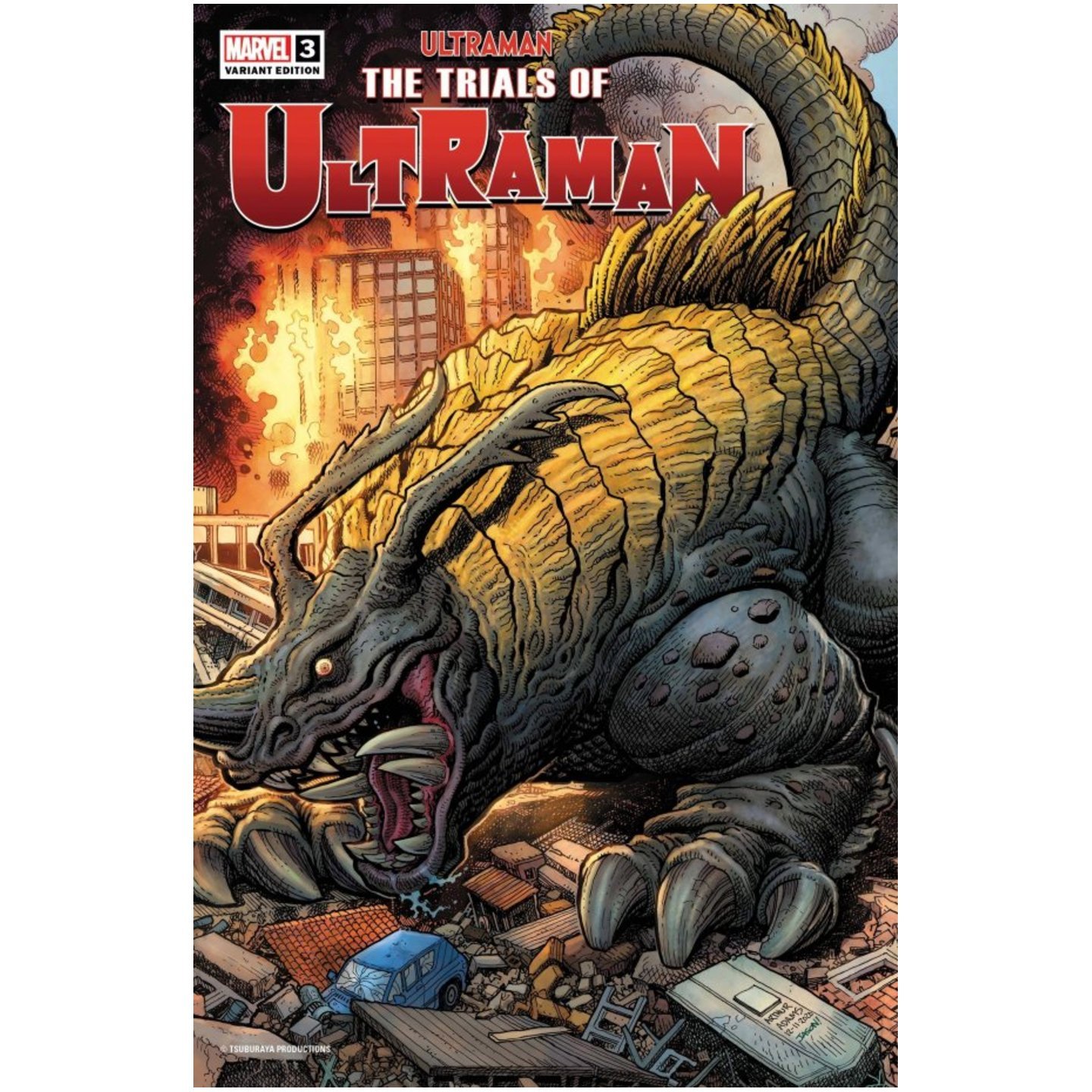 Ultraman The Trials of Ultraman 3 125 Art Adams Kaiju Variant