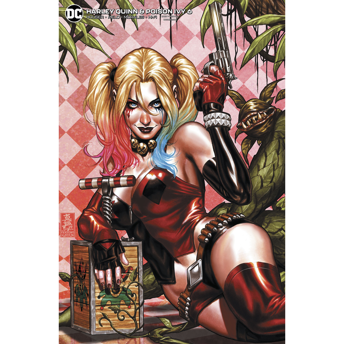 HARLEY QUINN & POISON IVY 6 OF 6 CARD STOCK HARLEY  M BRO