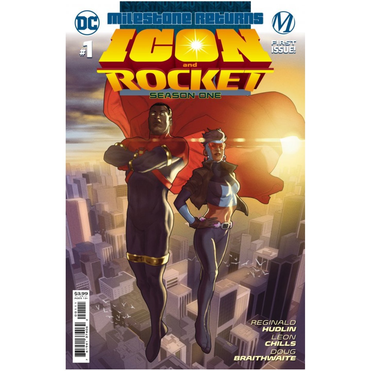 ICON & ROCKET SEASON ONE #1 (OF 6) CVR A TAURIN CLARKE