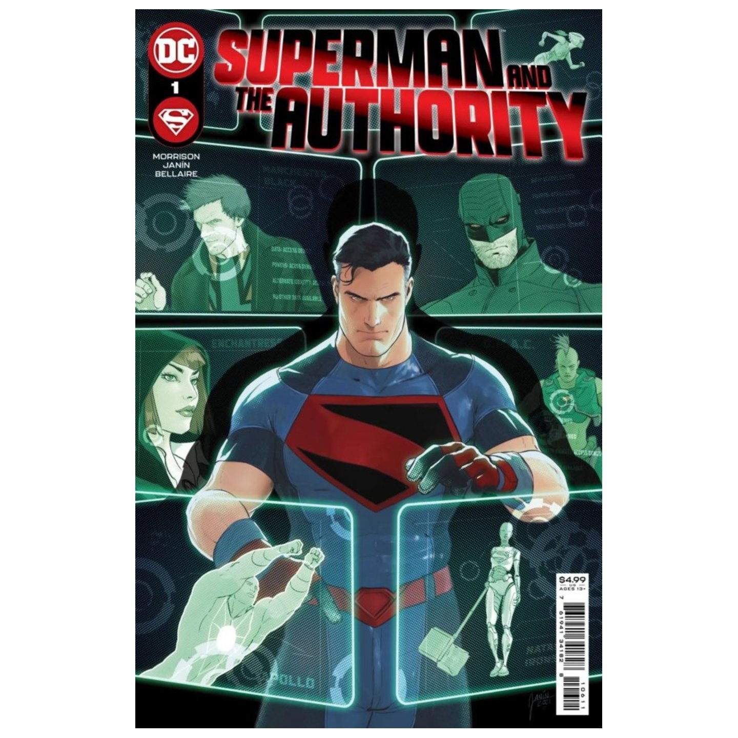 SUPERMAN AND THE AUTHORITY #1 (OF 4) CVR A MIKEL JANIN