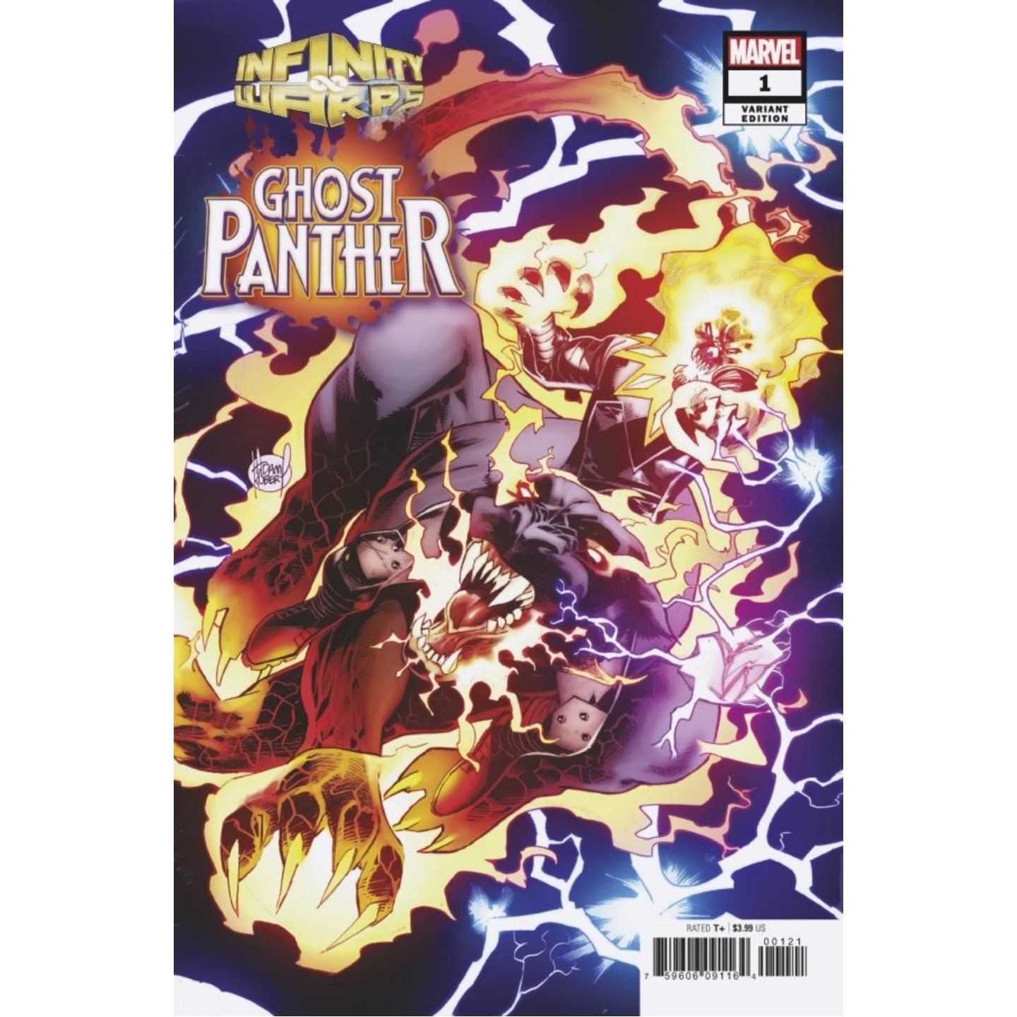 Infinity Warps: Ghost Panther #1 Kubert Connecting Variant