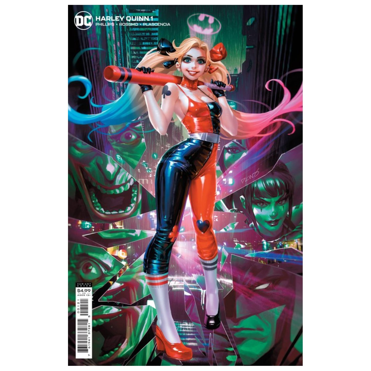 HARLEY QUINN #1 CVR B DERRICK CHEW CARD STOCK VAR