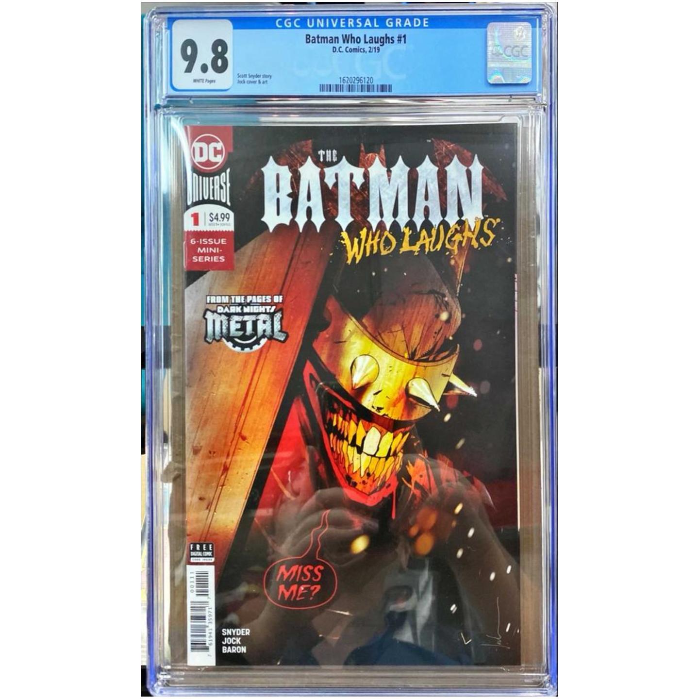 BATMAN WHO LAUGHS #1 CGC 9.8