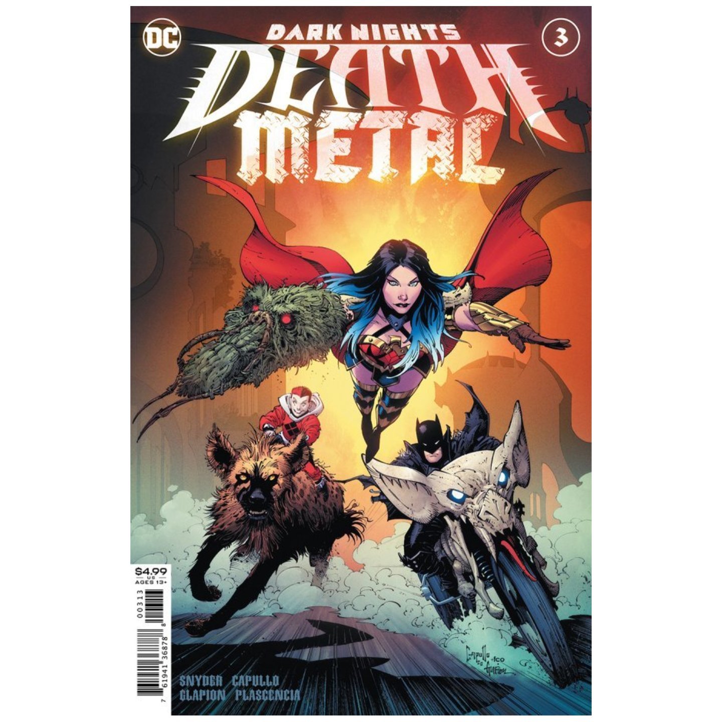 DARK NIGHTS DEATH METAL INFINITE HOURS EXXXTREME #1 (ONE SHOT) CVR A KYLE HOTZ